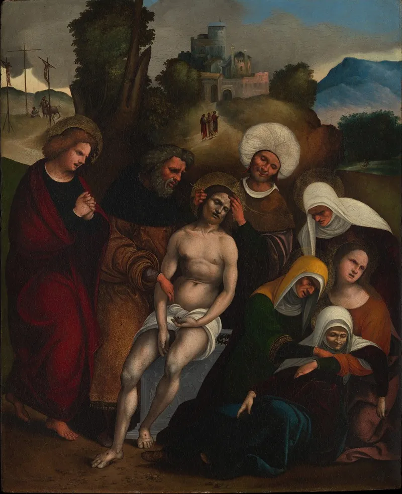 The Lamentation 11 Wall Art by Ludovico Mazzolino - High-Resolution Digital Print