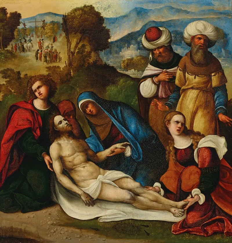 The Lamentation 17 Wall Art by Ludovico Mazzolino - High-Resolution Digital Print
