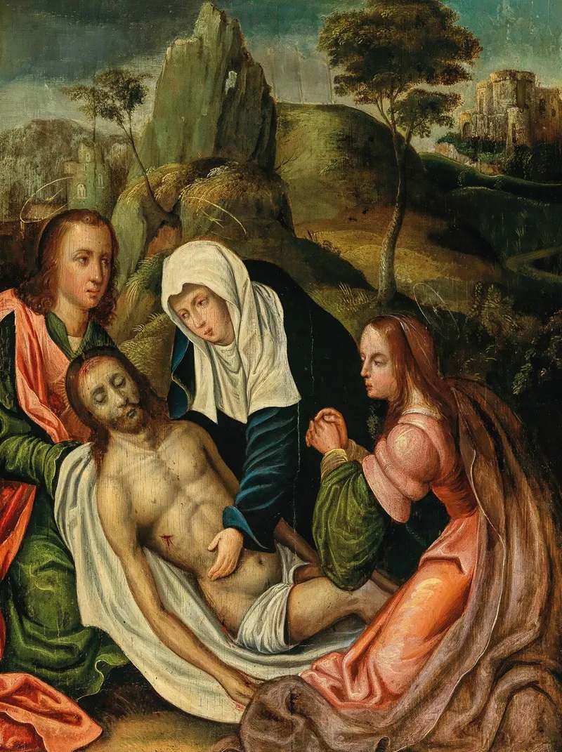 The Lamentation 20 Wall Art by Antwerp School - High-Resolution Digital Print