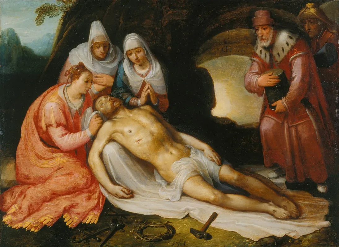 The Lamentation 24 Wall Art by Cornelis Cornelisz Van Haarlem - High-Resolution Digital Print