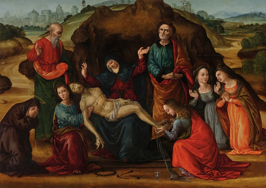 The Lamentation 26 Wall Art by Tommaso Di Credi - High-Resolution Digital Print