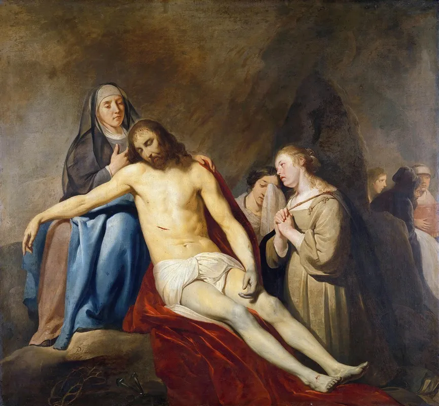 The Lamentation 4 Wall Art by Pieter Fransz. de Grebber - High-Resolution Digital Print