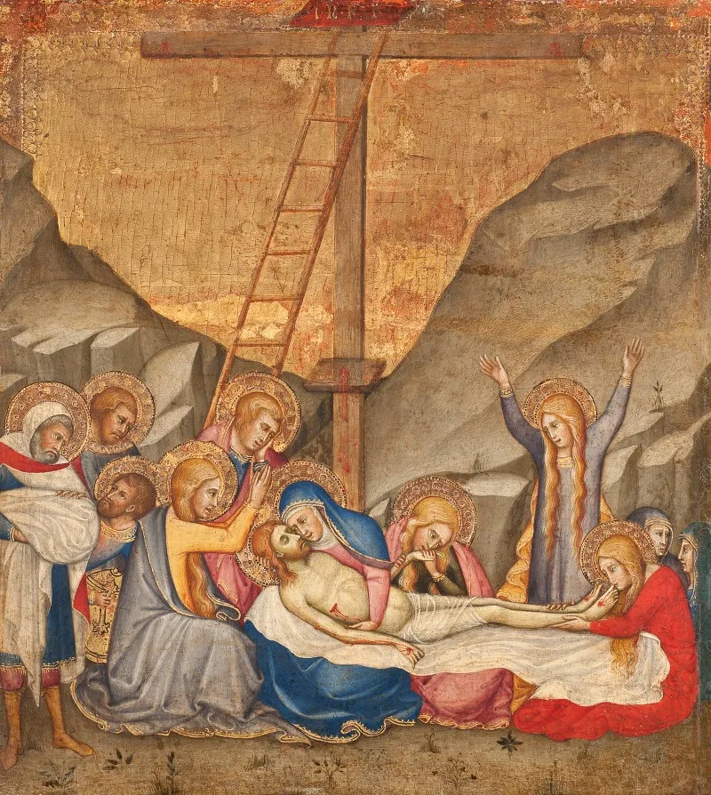 The Lamentation 5 Wall Art by Andrea di Bartolo - High-Resolution Digital Print