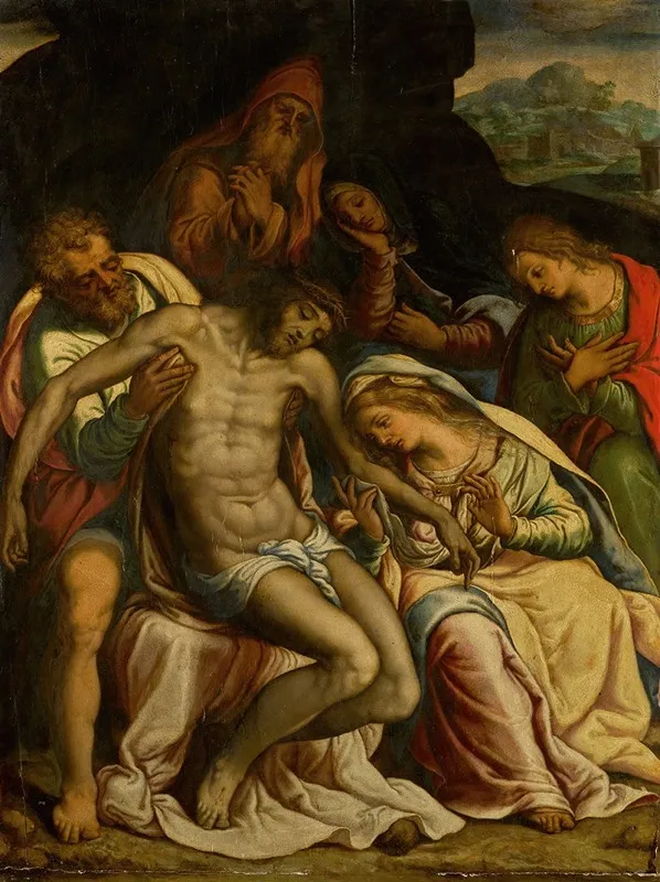 The Lamentation 6 Wall Art by Livio Agresti - High-Resolution Digital Print