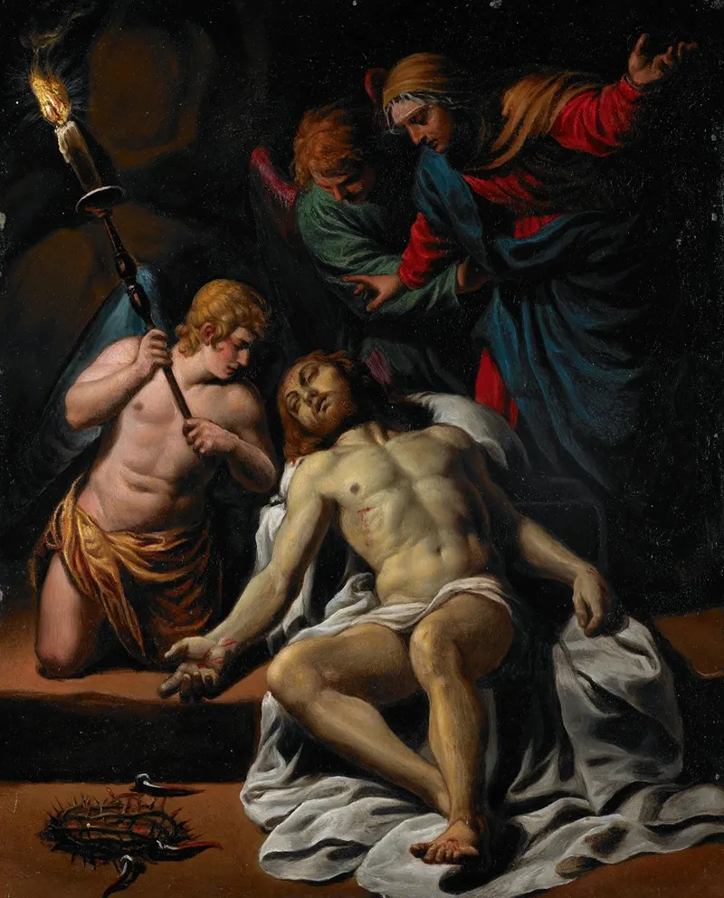 The Lamentation 7 Wall Art by Alessandro Turchi - High-Resolution Digital Print