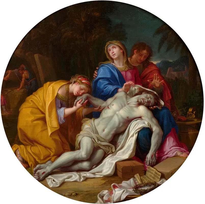 The Lamentation Of Christ 11 Wall Art by Louis Licherie - High-Resolution Digital Print