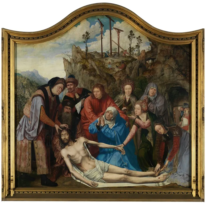 The Lamentation Over The Dead Christ 8 Wall Art by Quentin Massys - High-Resolution Digital Print