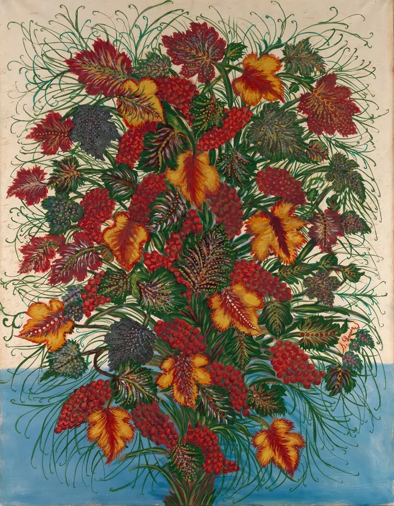 The Large Bouquet Wall Art by Séraphine Louis - High-Resolution Digital Print