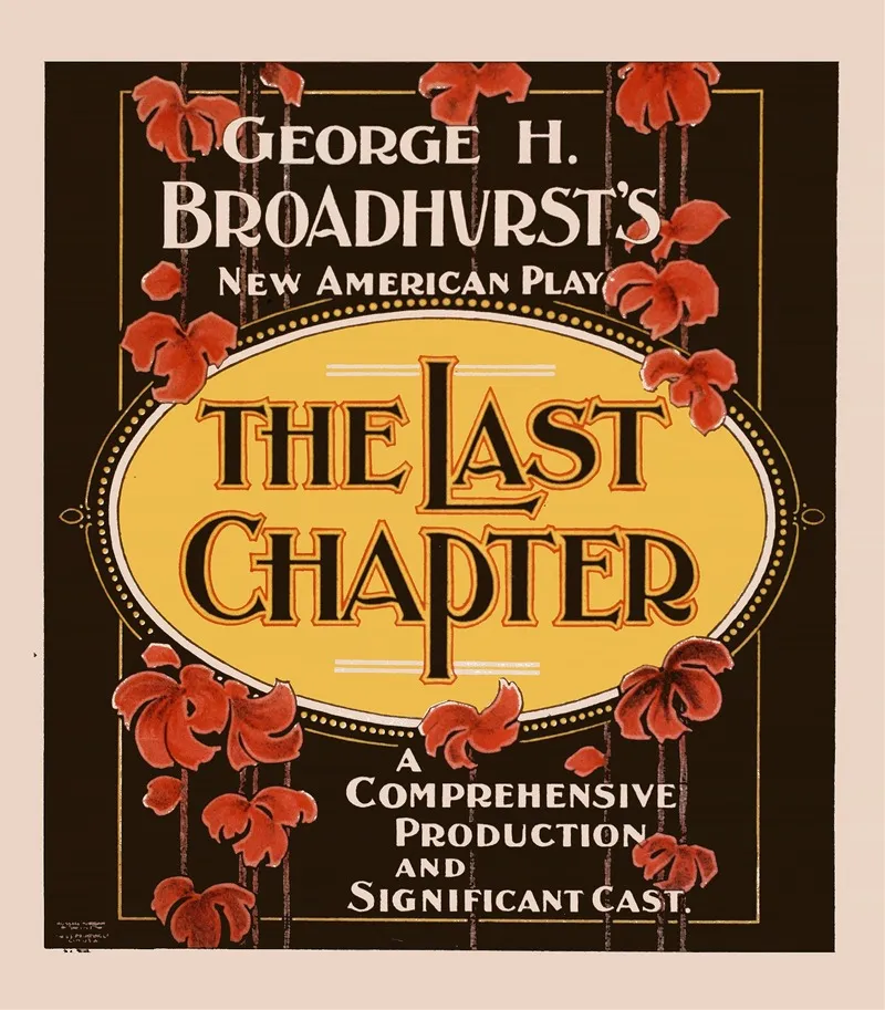 The Last Chapter 3 Wall Art by U.S. Lithograph Co. - High-Resolution Digital Print