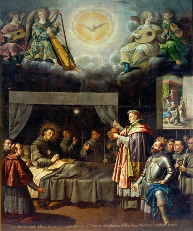 The Last Communion Of Saint Bonaventure Wall Art by José Juárez - High-Resolution Digital Print