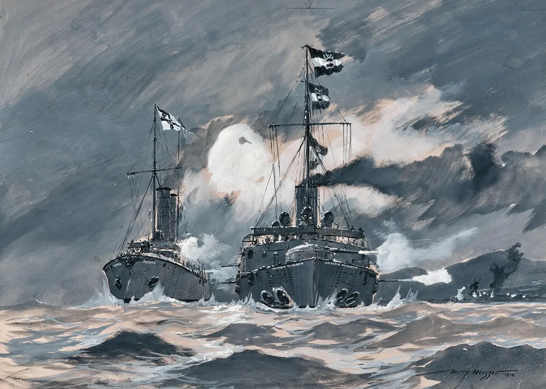 The Last Days Of The Imperial And Royal Cruiser Kaiserin Elisabeth Fighting Japanese Forces In Qingdao 1914