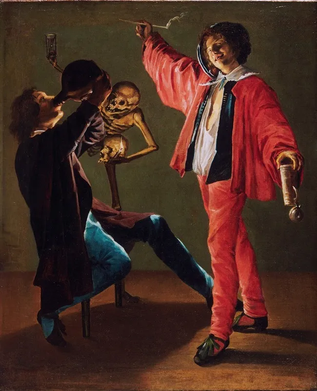 The Last Drop The Gay Cavalier Wall Art by Judith Leyster - High-Resolution Digital Print