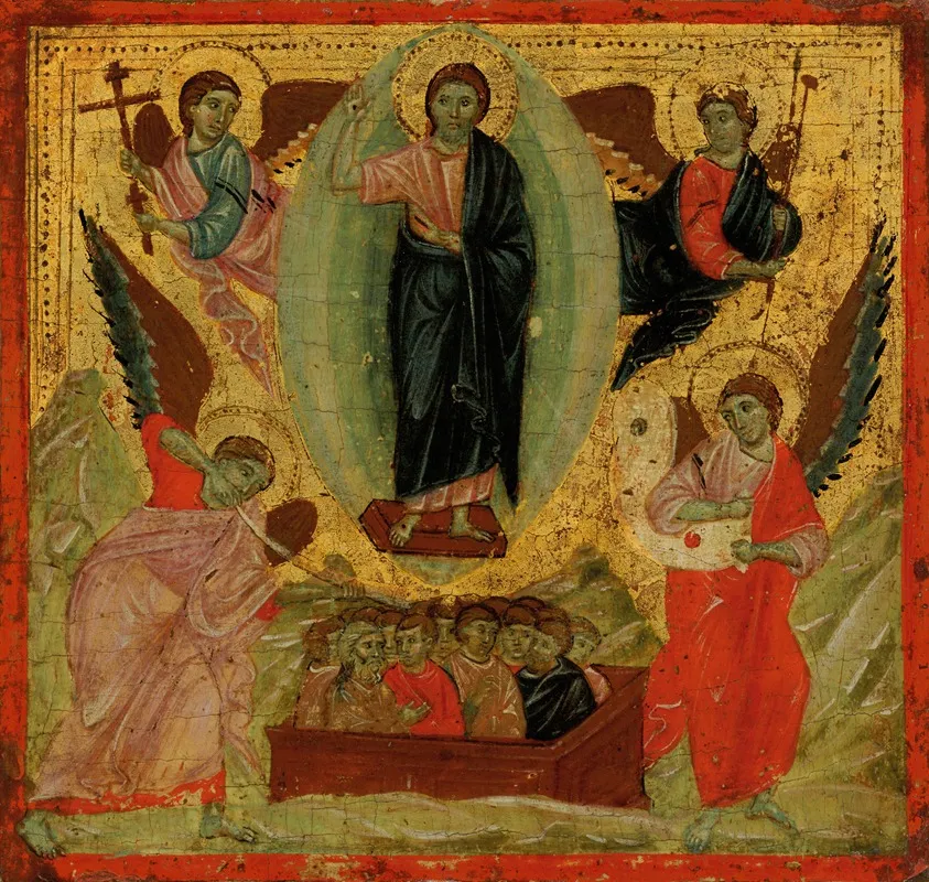 The Last Judgement 13 Wall Art by Master Of The Dotto Chapel - High-Resolution Digital Print
