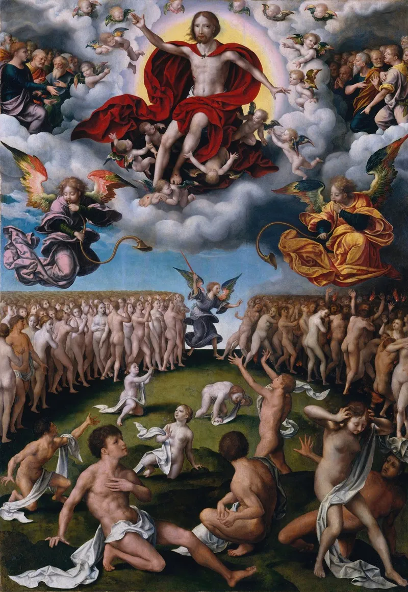 The Last Judgment 6 Wall Art by Joos Van Cleve - High-Resolution Digital Print