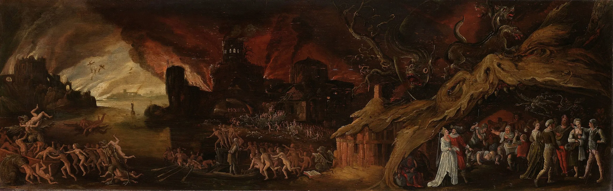 The Last Judgment And The Seven Deadly Sins Wall Art by Jacob Isaacsz. van Swanenburg - High-Resolution Digital Print