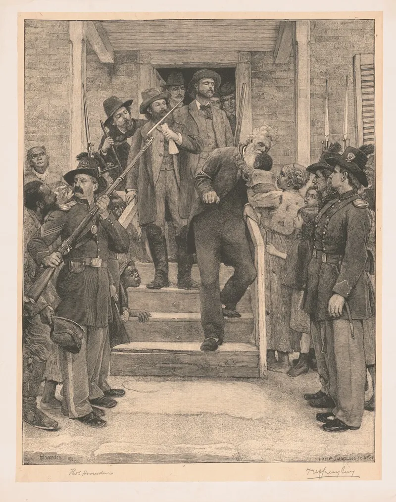 The Last Moments Of John Brown Leaving The Jail On The Morning Of His Execution