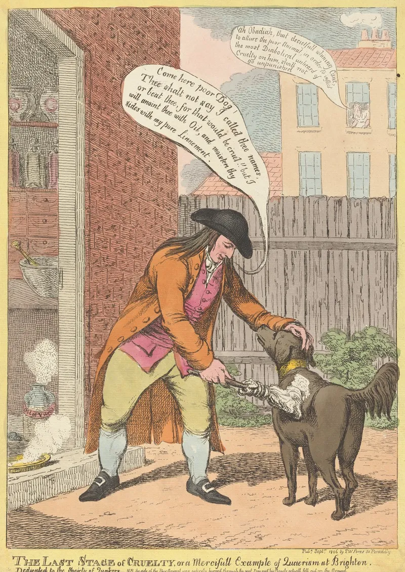 The Last Stage Of Cruelty Or A Mercifull Example Of Quaerism At Brighton