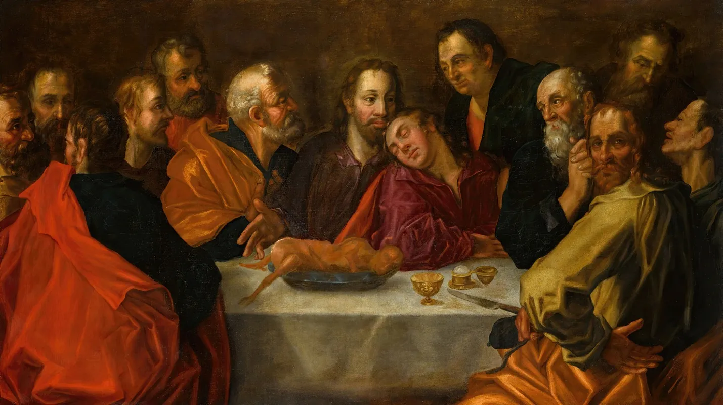 The Last Supper 23 Wall Art by Circle of Pablo de Céspedes - High-Resolution Digital Print