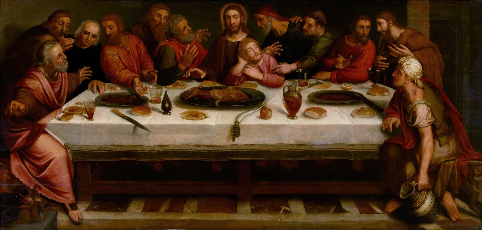 The Last Supper 32 Wall Art by Willem Key - High-Resolution Digital Print