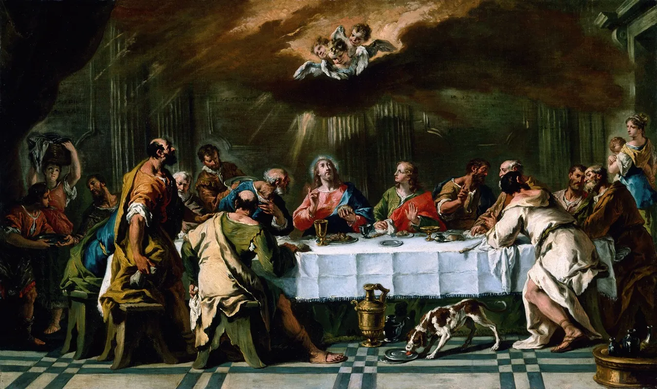 The Last Supper 34 Wall Art by Sebastiano Ricci - High-Resolution Digital Print