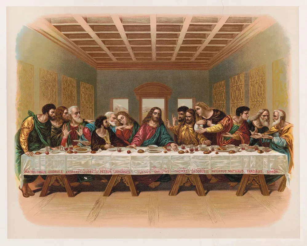 The Last Supper 46 Wall Art by Muller, Luchsinger &amp; Co. - High-Resolution Digital Print