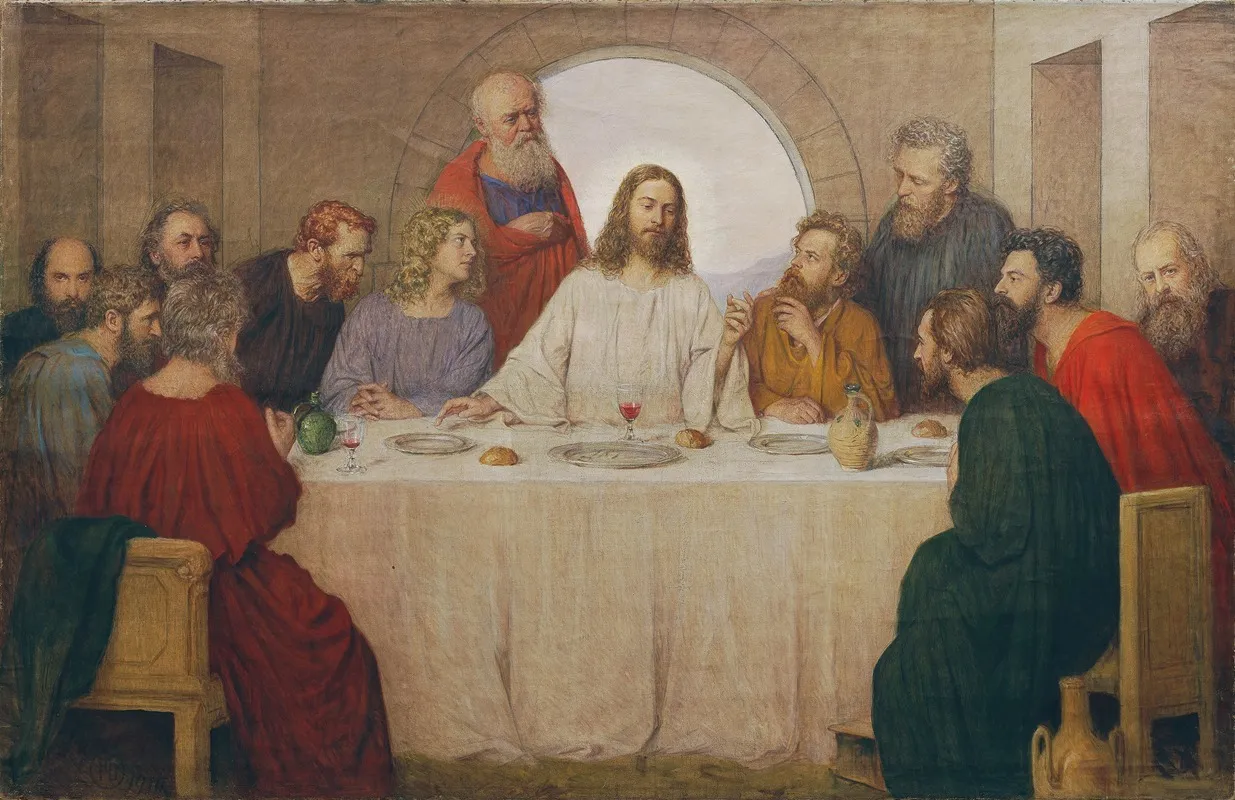 The Last Supper 4 Wall Art by Tom Von Dreger - High-Resolution Digital Print