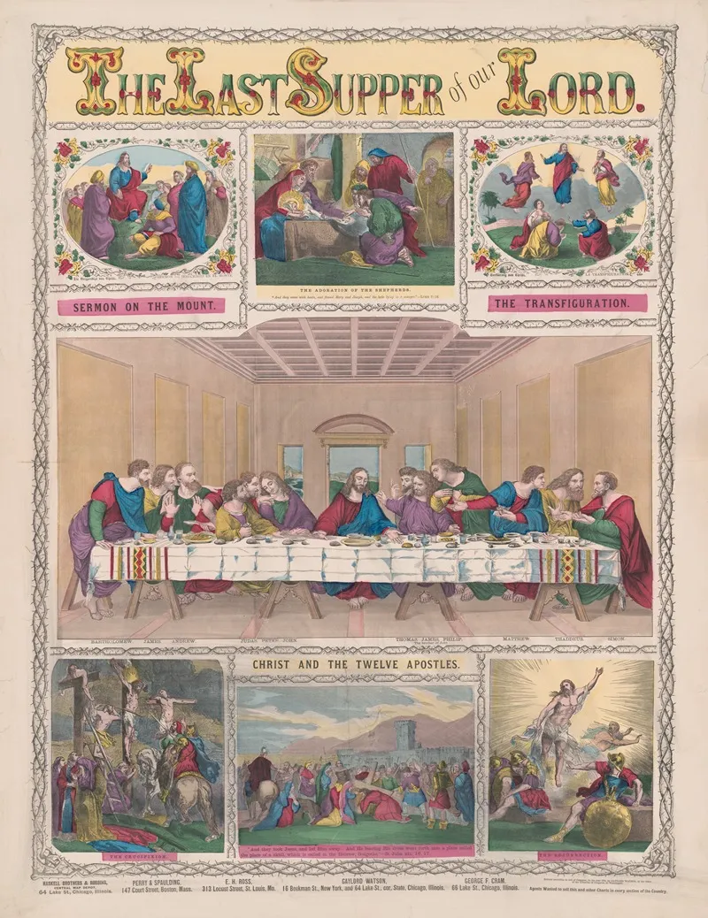 The Last Supper Of Our Lord Wall Art by Gaylord Watson - High-Resolution Digital Print