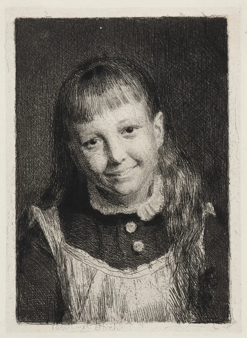 The Laughing Girl Portrait Of Ida Alma Bloch