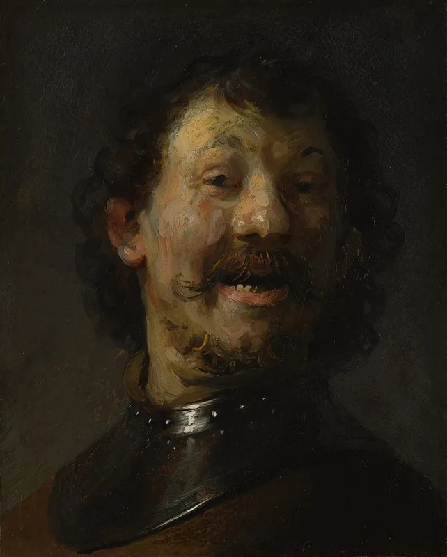 The Laughing Man Wall Art by Rembrandt van Rijn - High-Resolution Digital Print