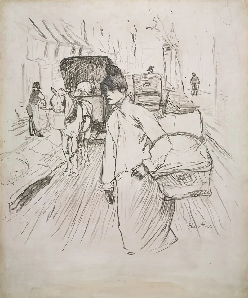 The Laundress 8 Wall Art by Henri de Toulouse-Lautrec - High-Resolution Digital Print