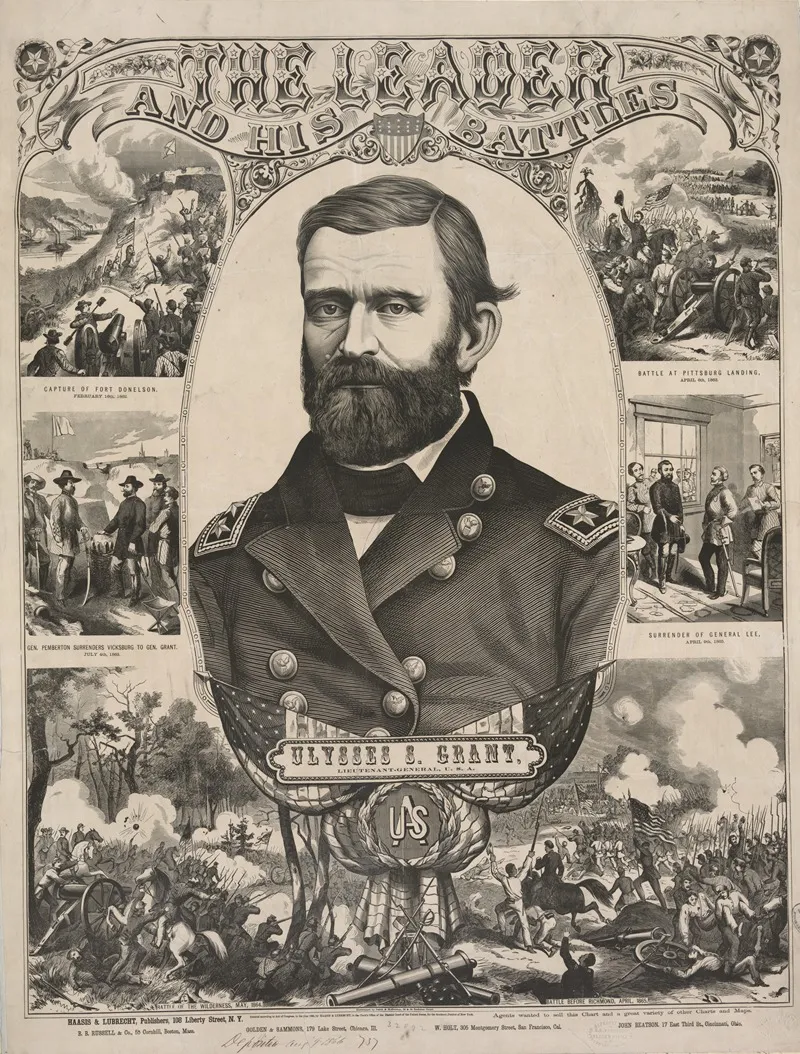 The Leader And His Battles Ulysses S Grant Lieutenant General U S A Wall Art by Haasis & Lubrecht - High-Resolution Digital Print