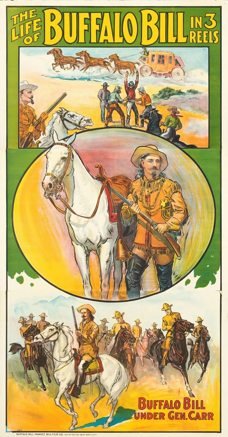 The Life Of Buffalo Bill Wall Art by Anonymous - High-Resolution Digital Print