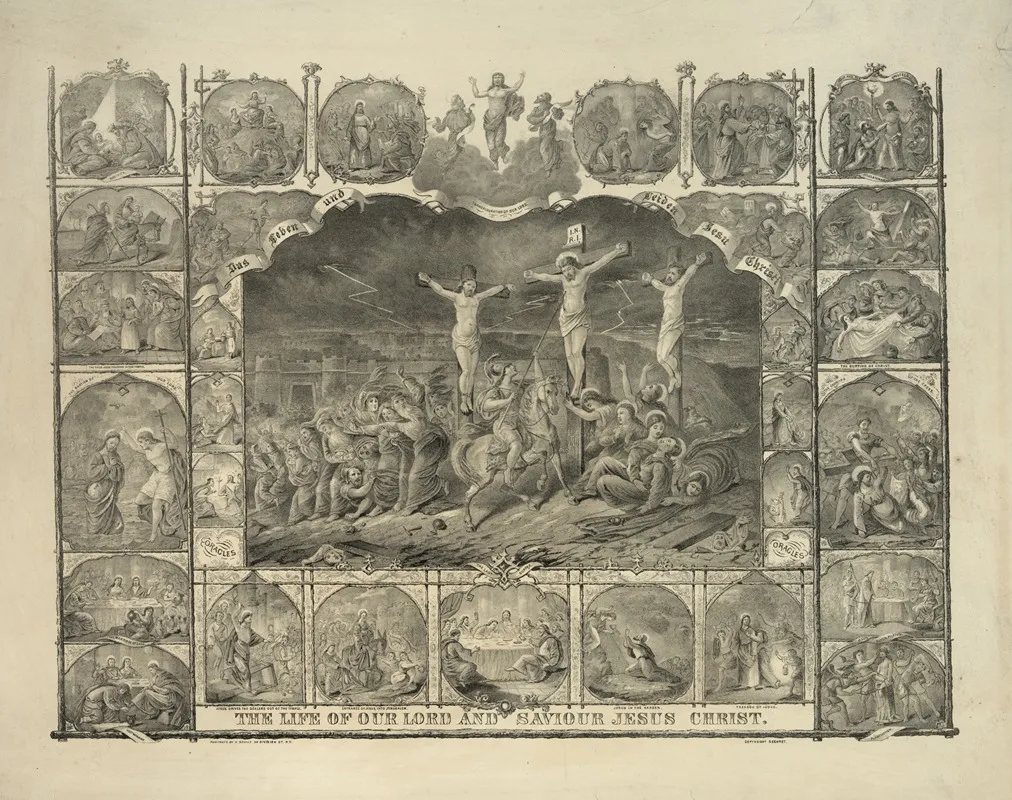 The Life Of Our Lord And Saviour Jesus Christ Wall Art by Henry Jerome Schile - High-Resolution Digital Print