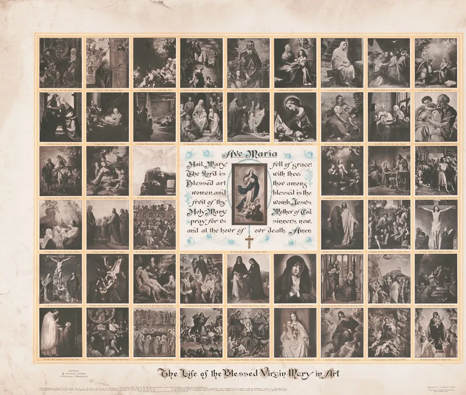 The Life Of The Blessed Virgin Mary In Art Wall Art by William F. Butler - High-Resolution Digital Print
