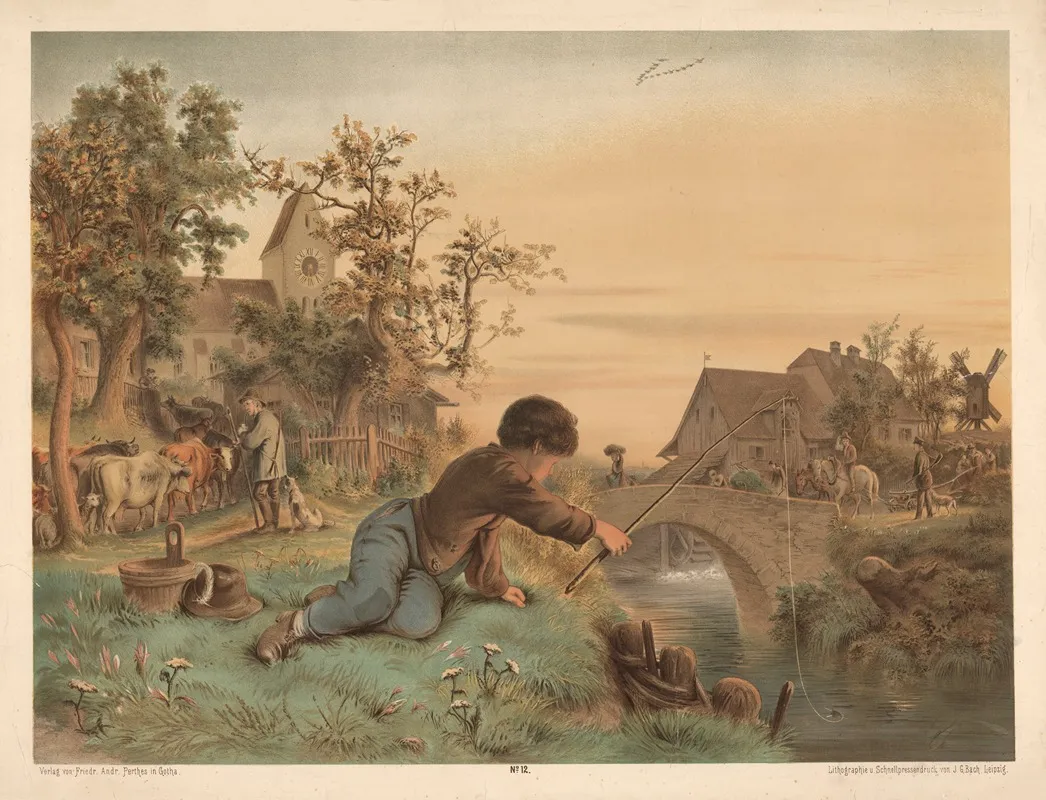 The Little Fish 2 Wall Art by Otto Speckter - High-Resolution Digital Print