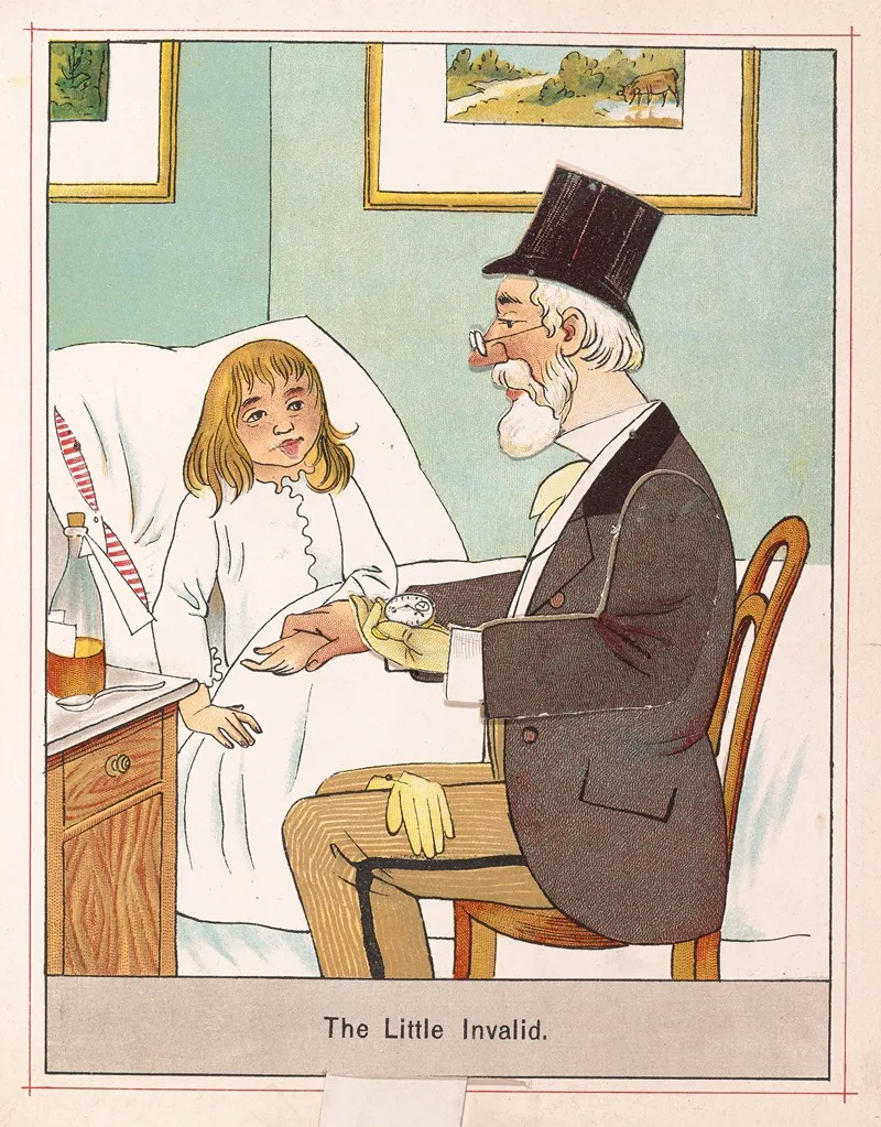 The Little Invalid Wall Art by Lothar Meggendorfer - High-Resolution Digital Print