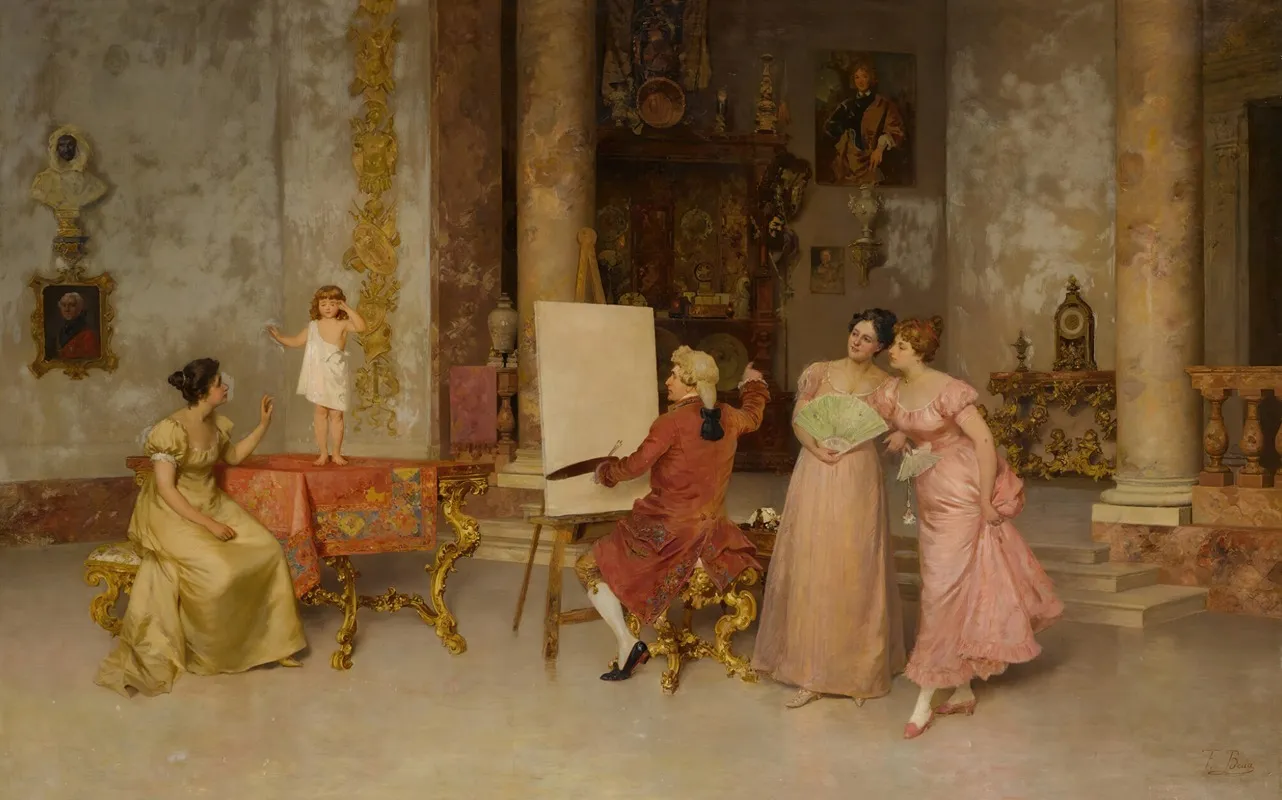 The Little Model Wall Art by Francesco Beda - High-Resolution Digital Print
