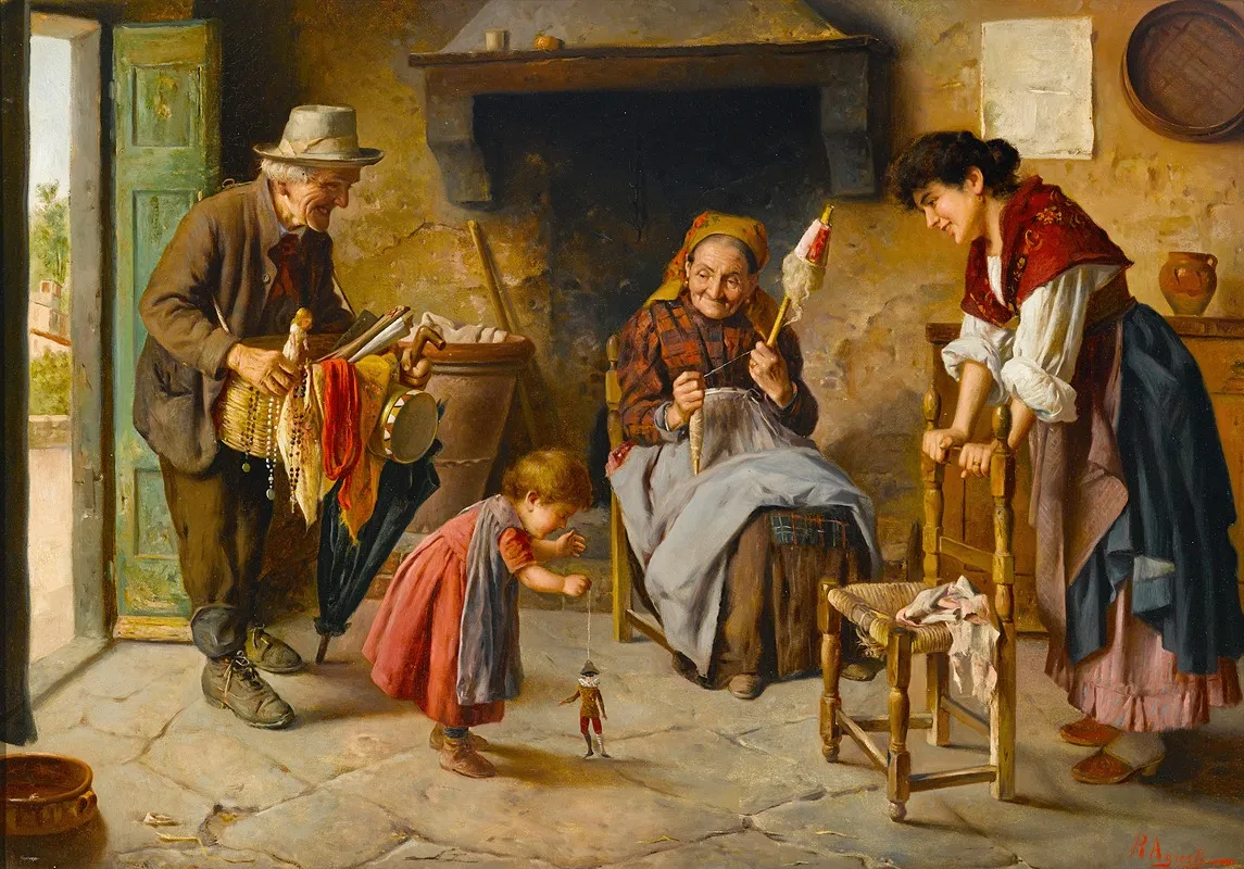 The Little Puppeteer Wall Art by Rodolfo Agresti - High-Resolution Digital Print