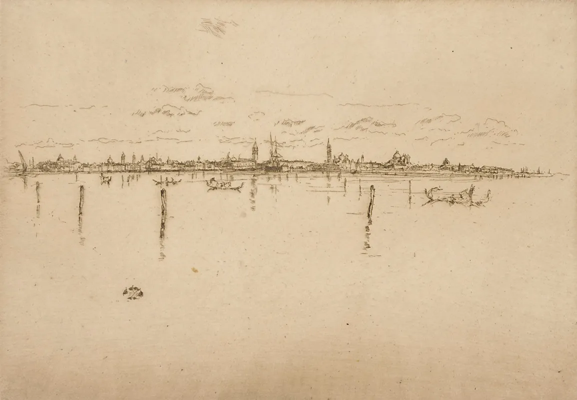 The Little Venice Wall Art by James Abbott McNeill Whistler - High-Resolution Digital Print
