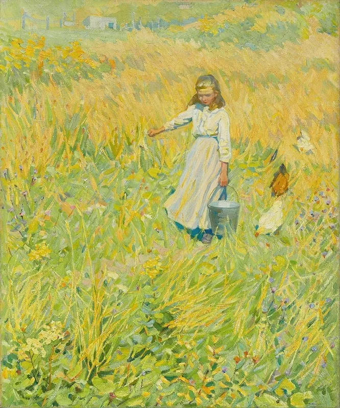 The Little Worker Wall Art by Helen Galloway McNicoll - High-Resolution Digital Print