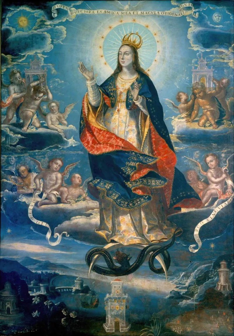The Lmmaculate Conception Wall Art by Baltasar de Echave Ibía - High-Resolution Digital Print