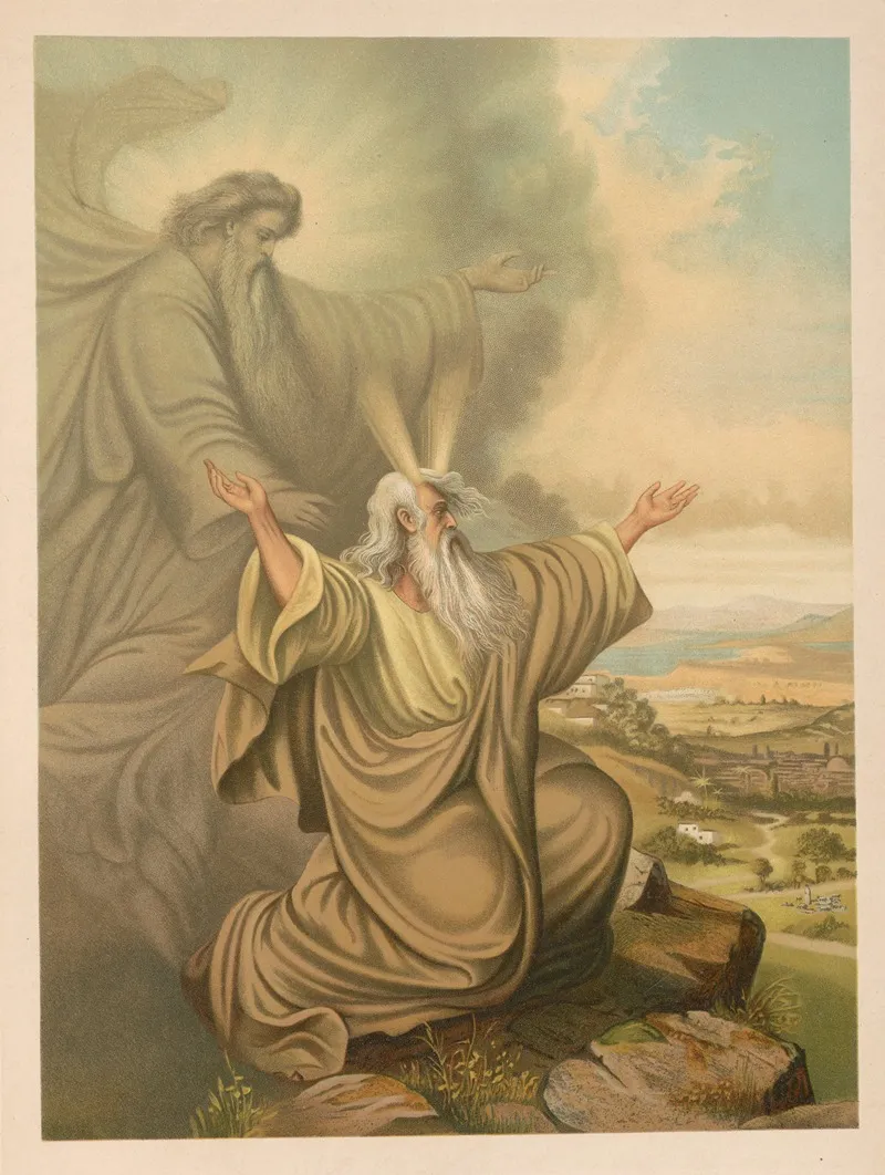The Lord Shows Moses The Promised Land Wall Art by Jan Ladislaw Sýkora - High-Resolution Digital Print