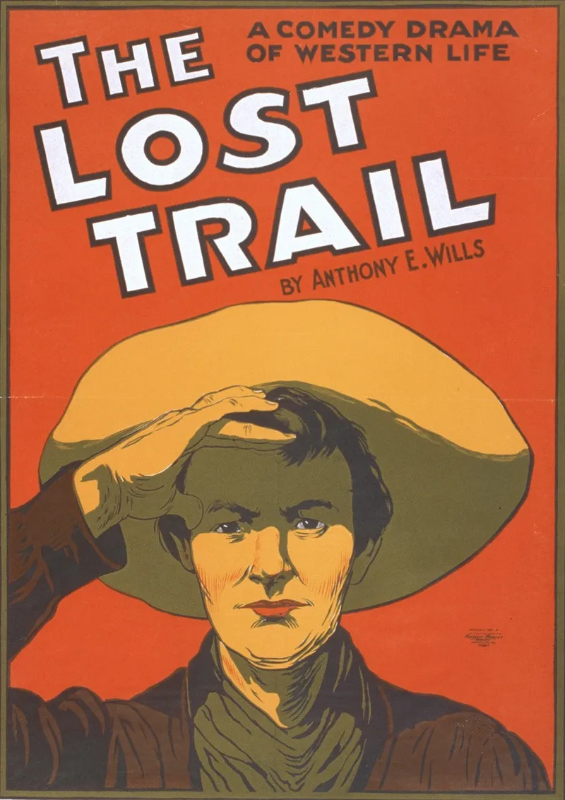 The Lost Trail Wall Art by U.S. Lithograph Co. - High-Resolution Digital Print