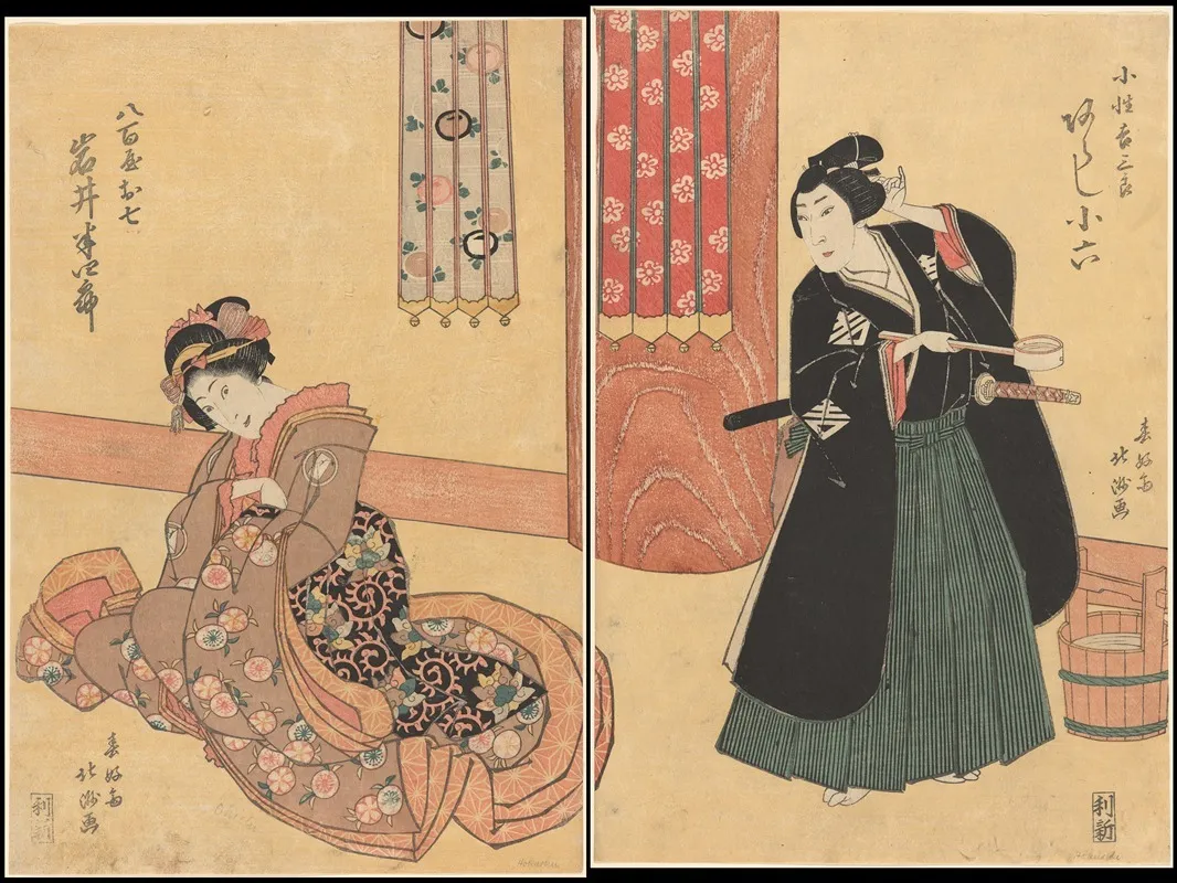 The Lovers 3 Wall Art by Hokushu - High-Resolution Digital Print