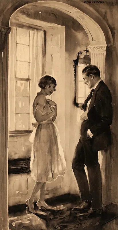 The Lovers 5 Wall Art by Leslie Langille Benson - High-Resolution Digital Print
