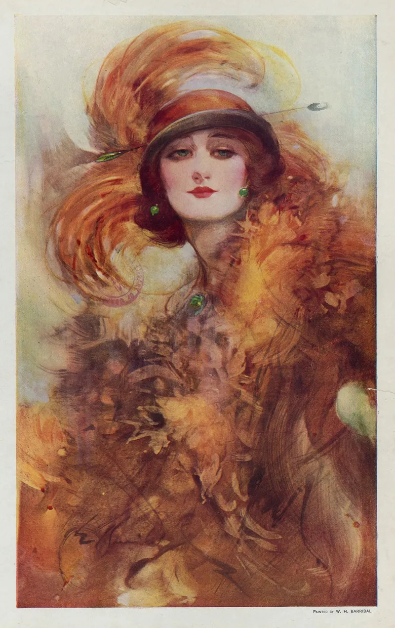 The Lure Of The Green Eyes Wall Art by William Barribal - High-Resolution Digital Print