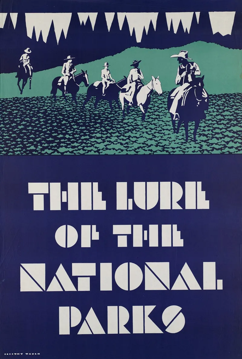 The Lure Of The National Parks Wall Art by Dorothy Waugh - High-Resolution Digital Print