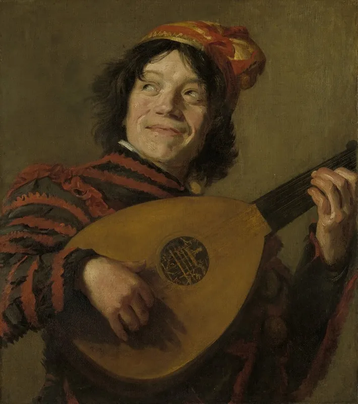The Lute Player 6 Wall Art by After Frans Hals - High-Resolution Digital Print