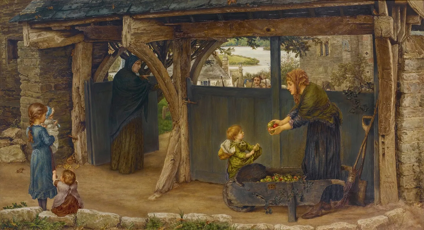The Lych Gate Wall Art by Thomas Matthews Rooke - High-Resolution Digital Print
