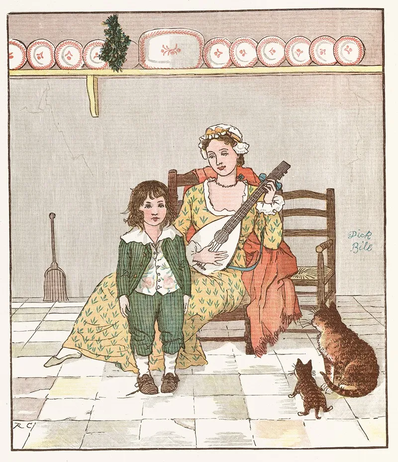 The Mad Dog Pl 2 Wall Art by Randolph Caldecott - High-Resolution Digital Print